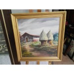 Голям картина масло на фазер Испания - 3667